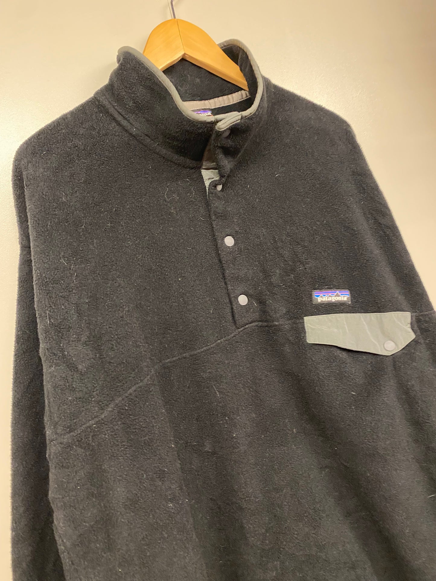 【古着】patagonia fleece SYNCHILLA snap-T jacket 25580 FA16 XL