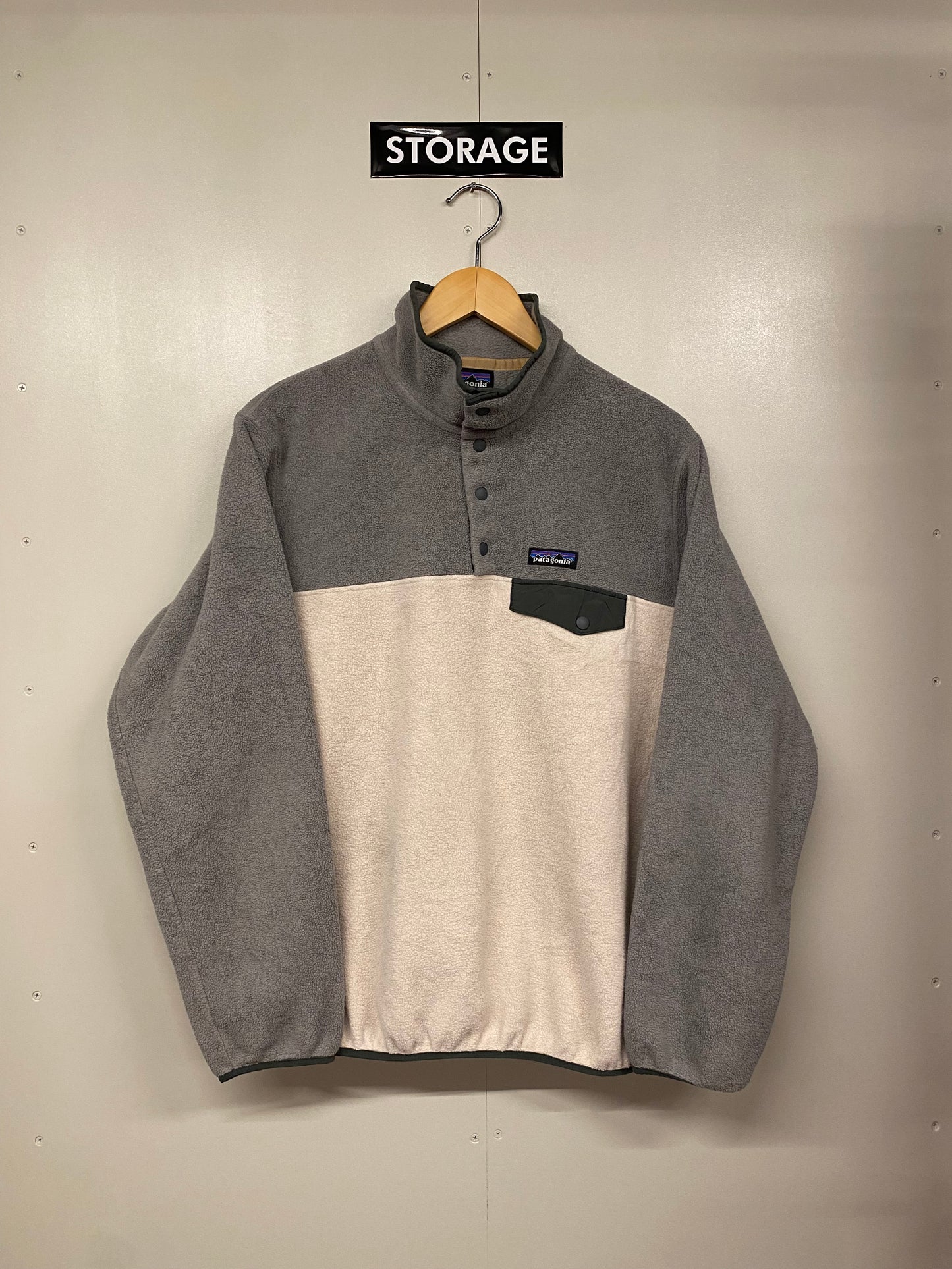【古着】patagonia fleece SYNCHILLA snap-T jacket 25445 FA19 L
