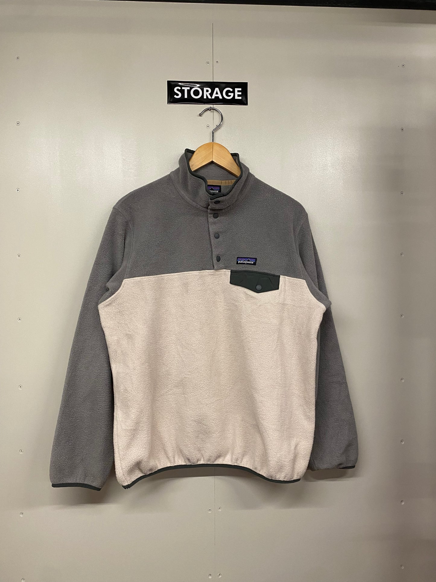 【古着】patagonia fleece SYNCHILLA snap-T jacket 25445 FA19 L