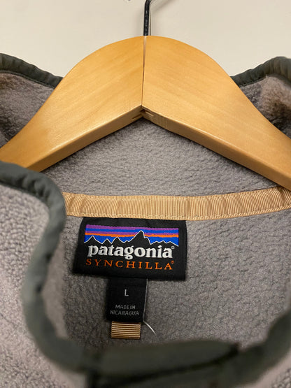 【古着】patagonia fleece SYNCHILLA snap-T jacket 25445 FA19 L