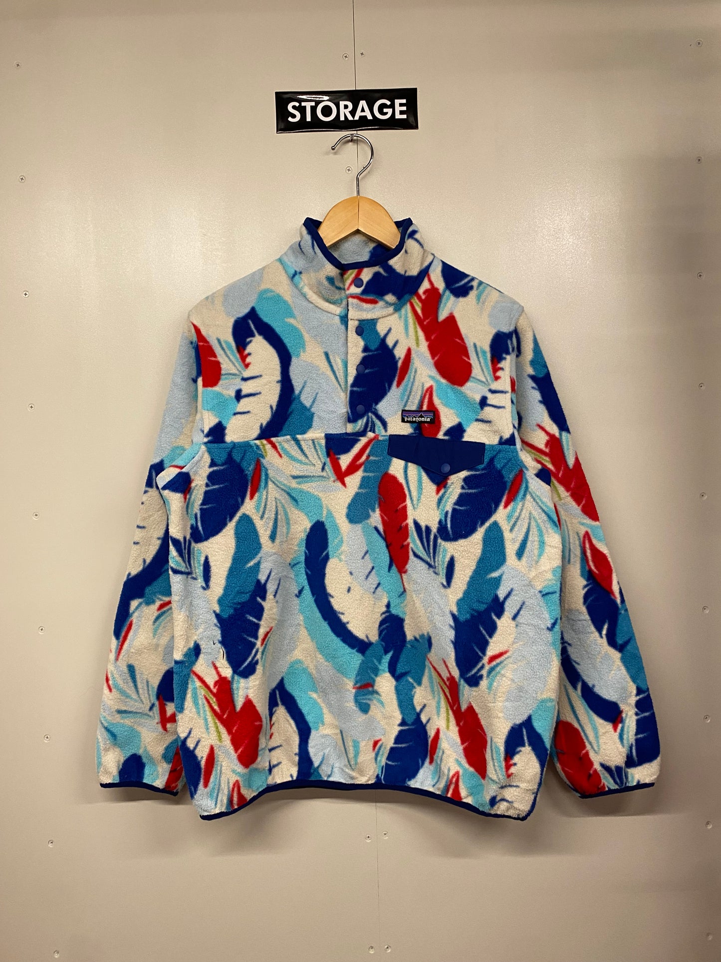【古着】patagonia fleece SYNCHILLA snap-T jacket 25455 SP16