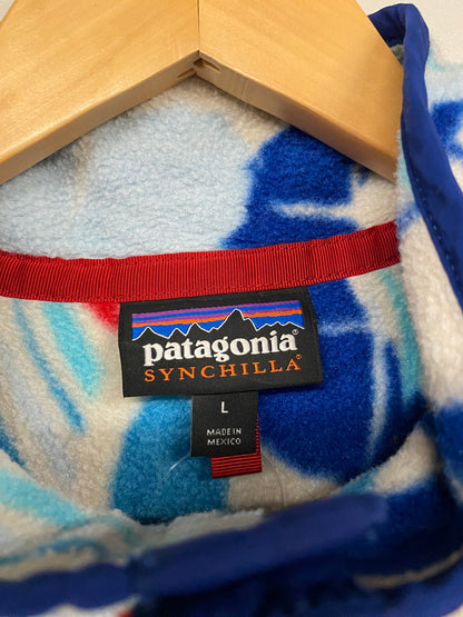 【古着】patagonia fleece SYNCHILLA snap-T jacket 25455 SP16