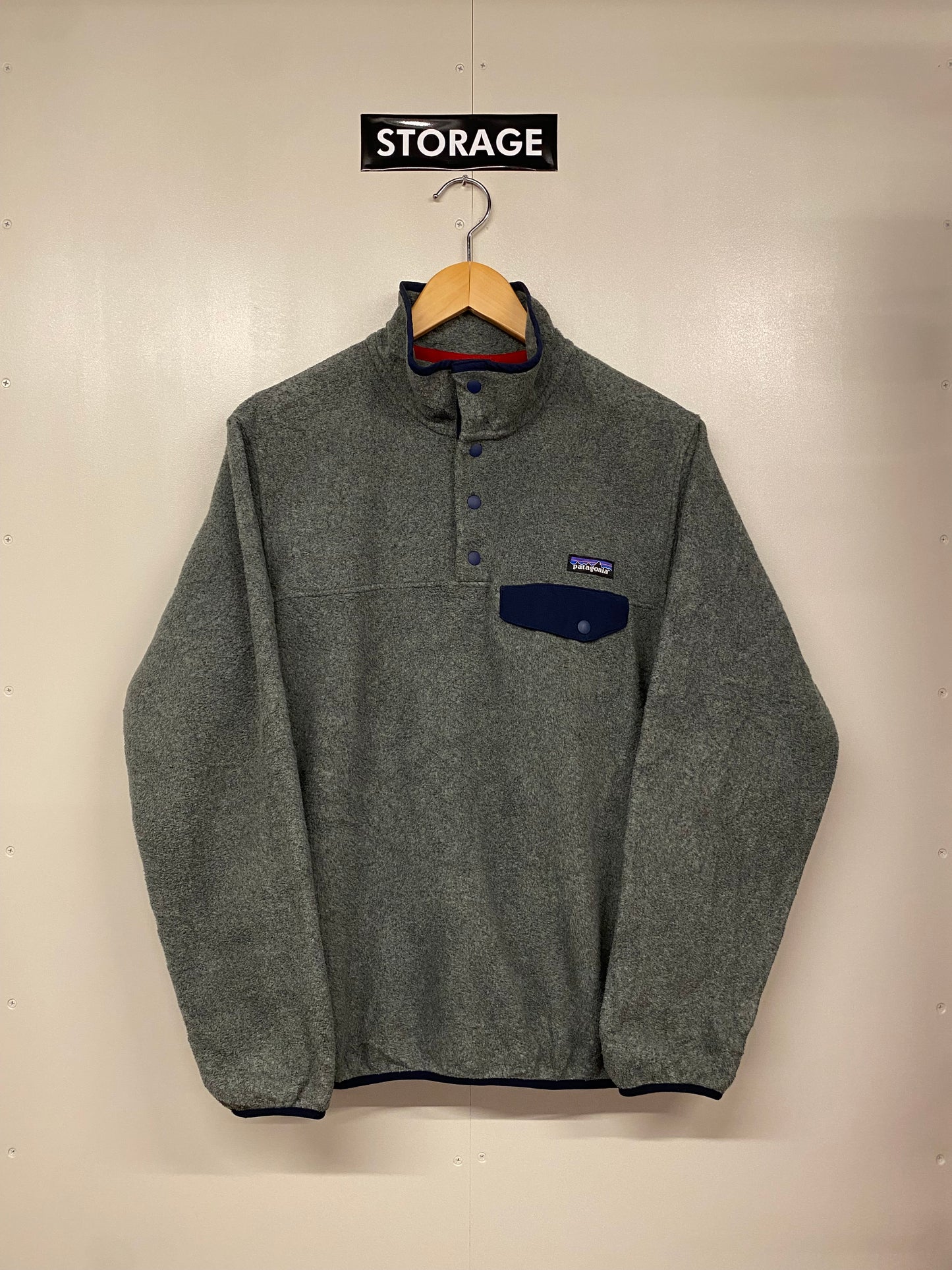 【古着】patagonia fleece SYNCHILLA snap-T jacket 25455 FA15 M