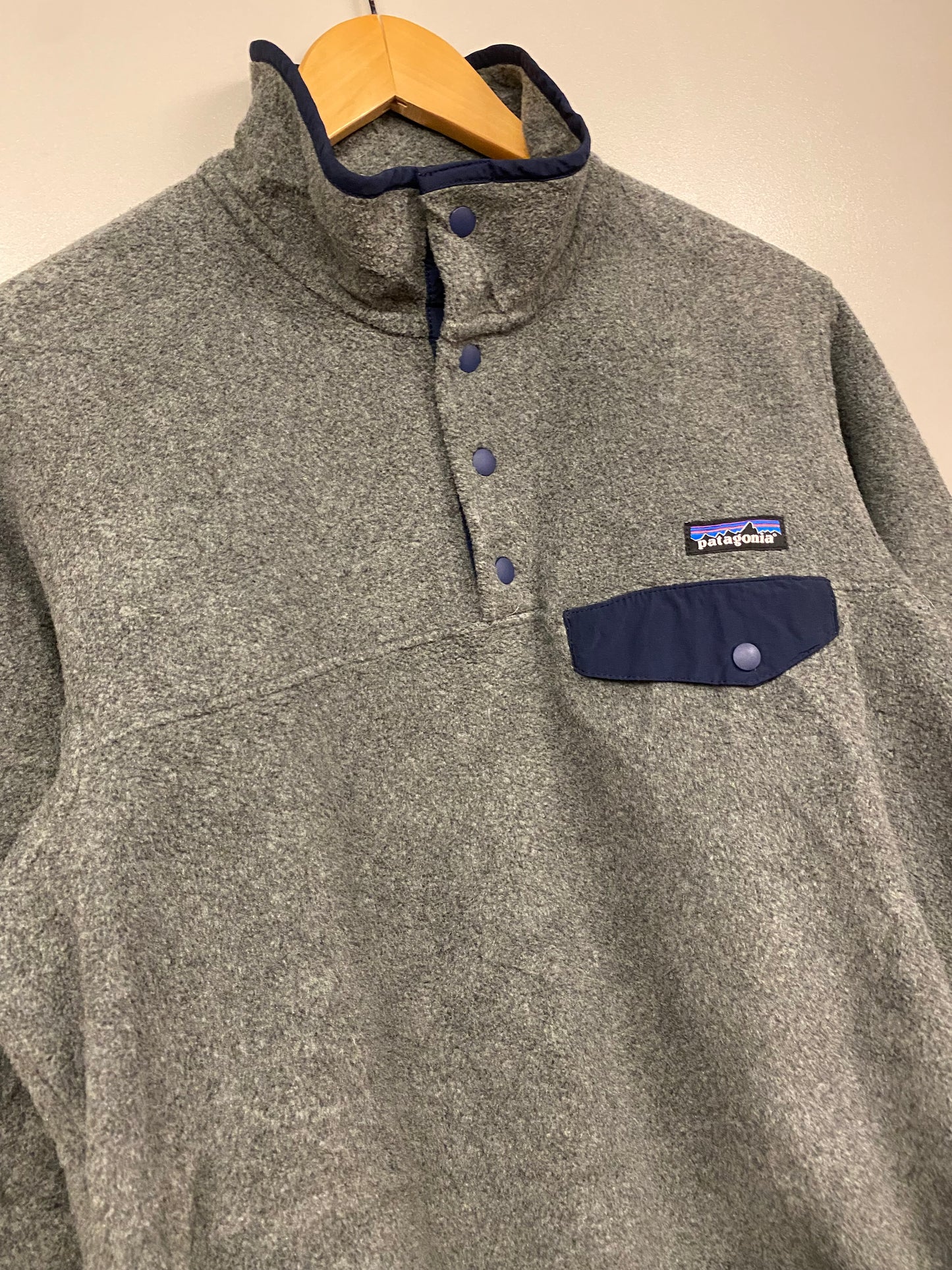 【古着】patagonia fleece SYNCHILLA snap-T jacket 25455 FA15 M