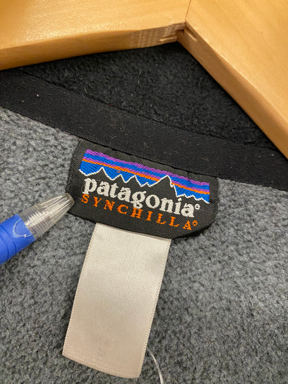 【古着】patagonia fleece SYNCHILLA half zip pullover jacket M