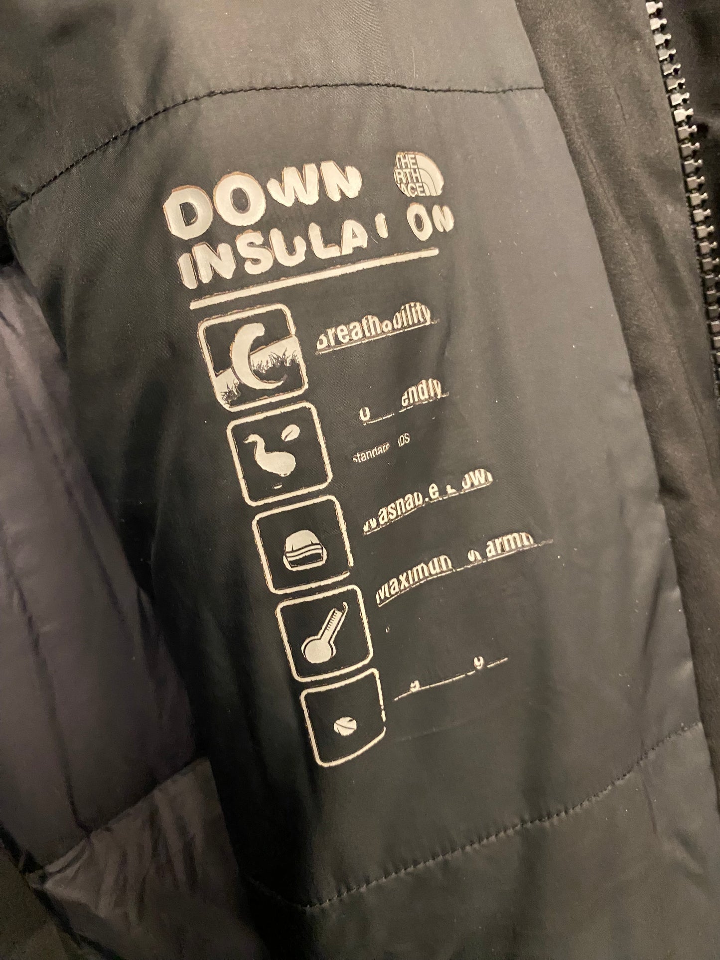 【古着】THE NORTH FACE WHITE LABEL Long down coat S