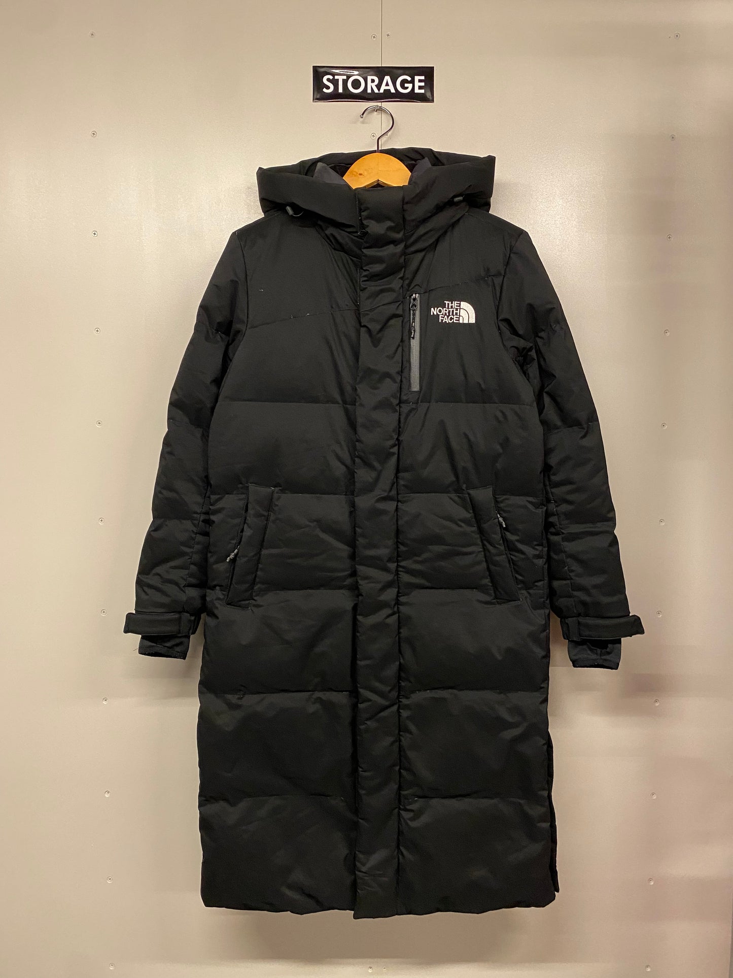 【古着】THE NORTH FACE WHITE LABEL Long down coat XS