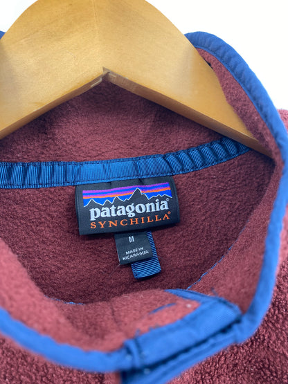 【古着】patagonia fleece SYNCHILLA snap-T jacket 25455 FA21 M
