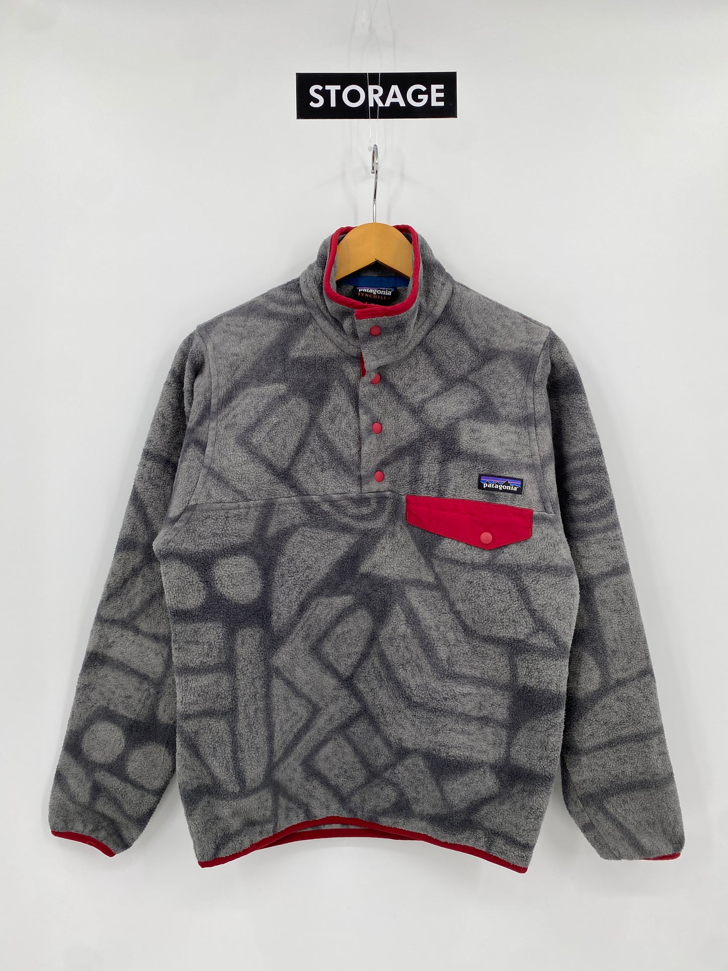 【古着】patagonia fleece SYNCHILLA snap-T jacket 25580 FA15 XS
