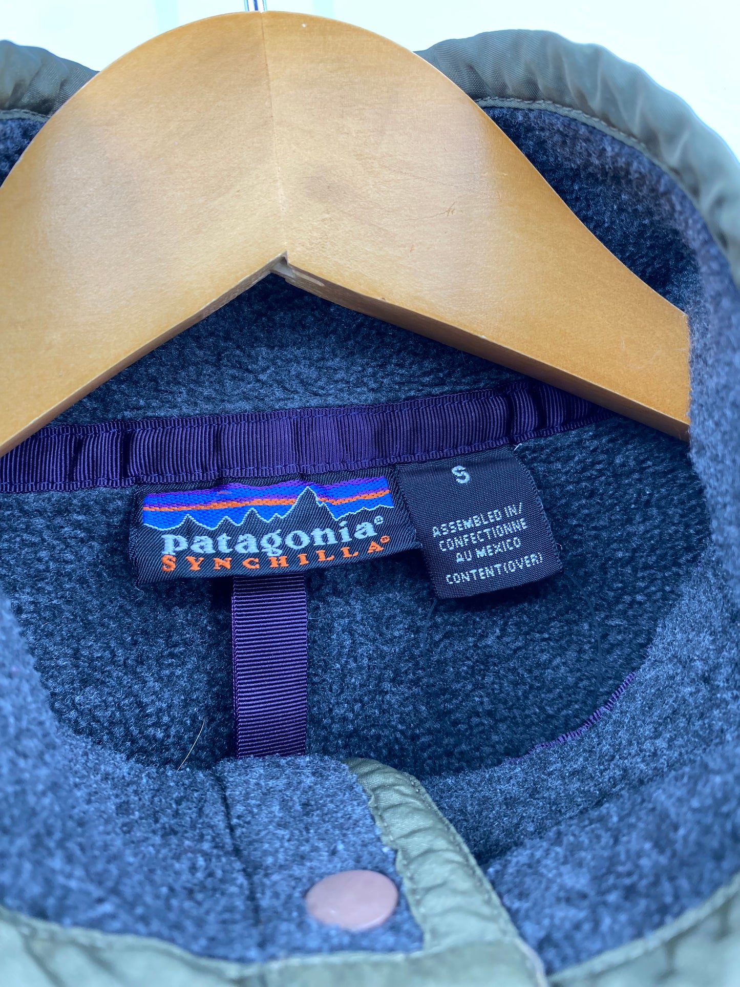 【古着】patagonia fleece SYNCHILLA snap-T jacket 25450 SP99 S