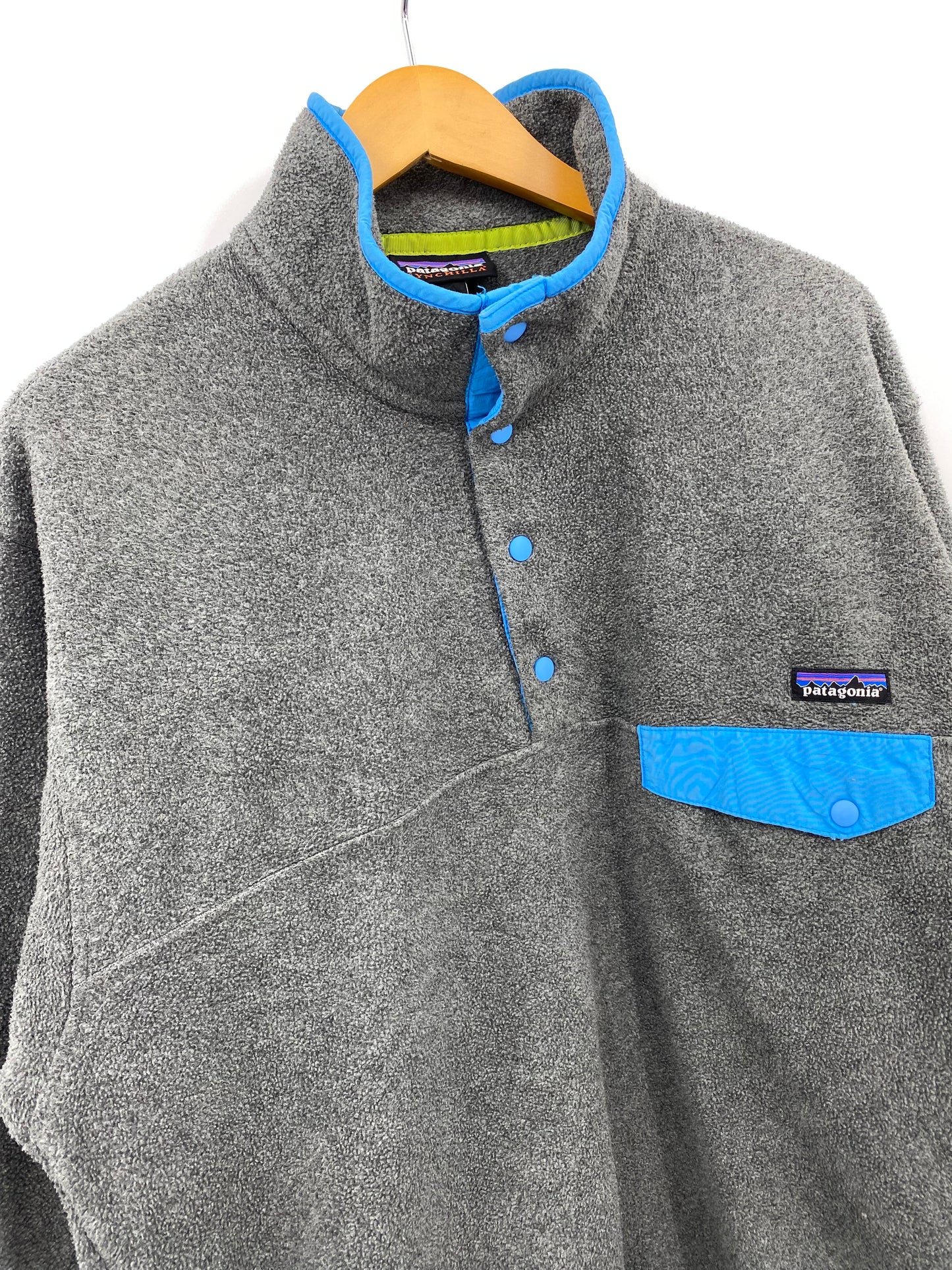 【古着】patagonia fleece SYNCHILLA snap-T jacket 25580 FA16 M