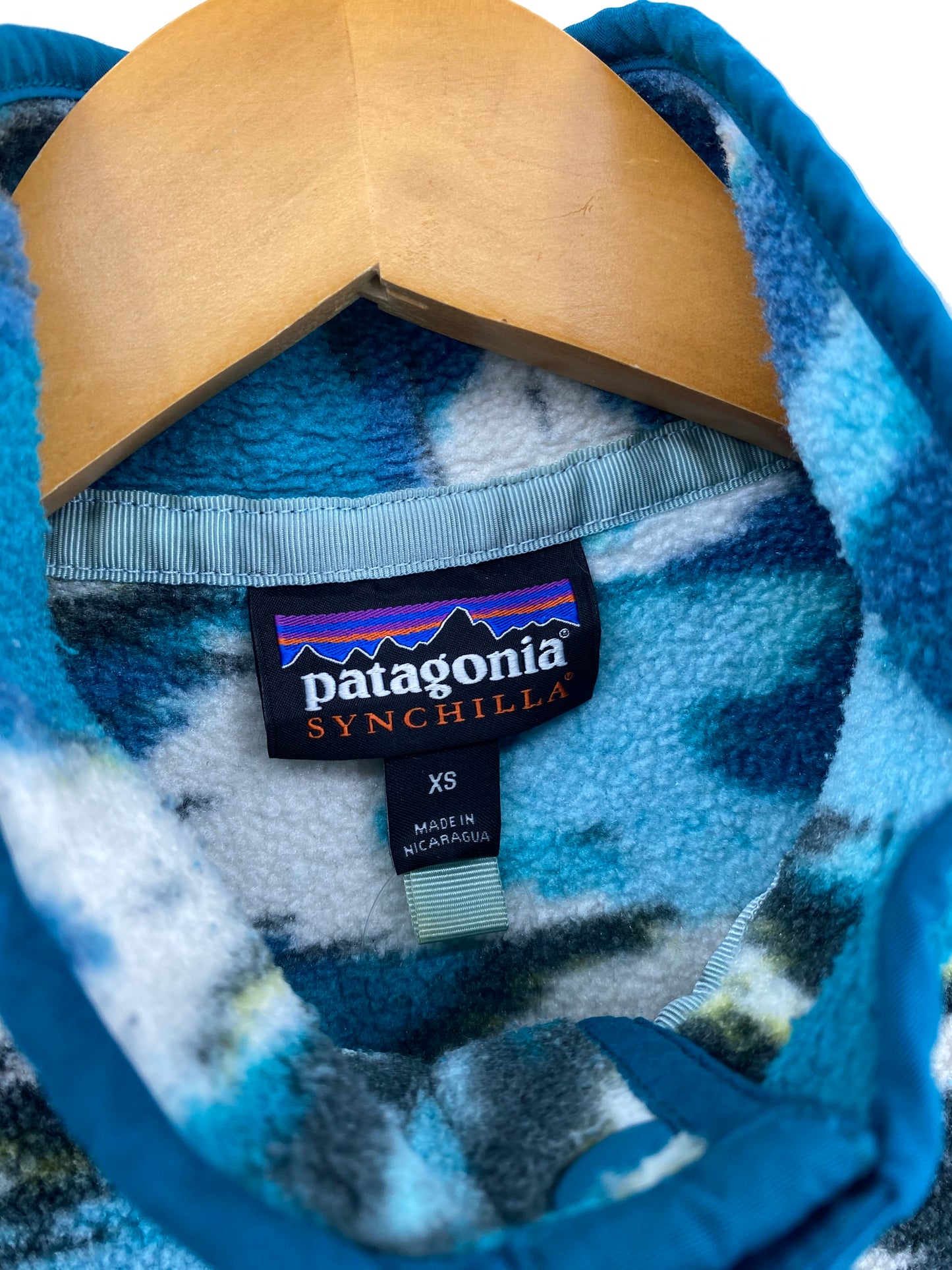 【古着】patagonia fleece SYNCHILLA snap-T jacket 25455 FA17 XS