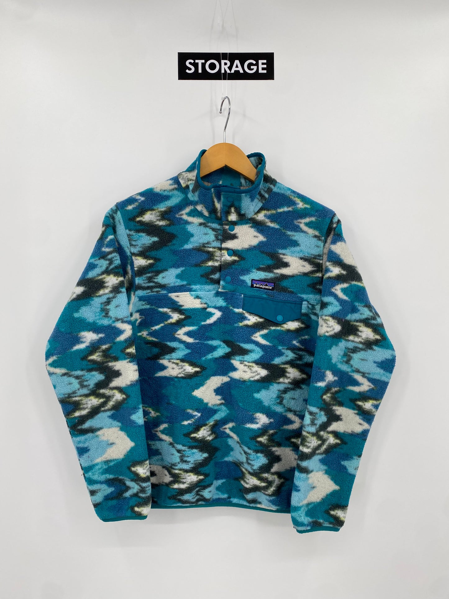 【古着】patagonia fleece SYNCHILLA snap-T jacket 25450 FA17 S