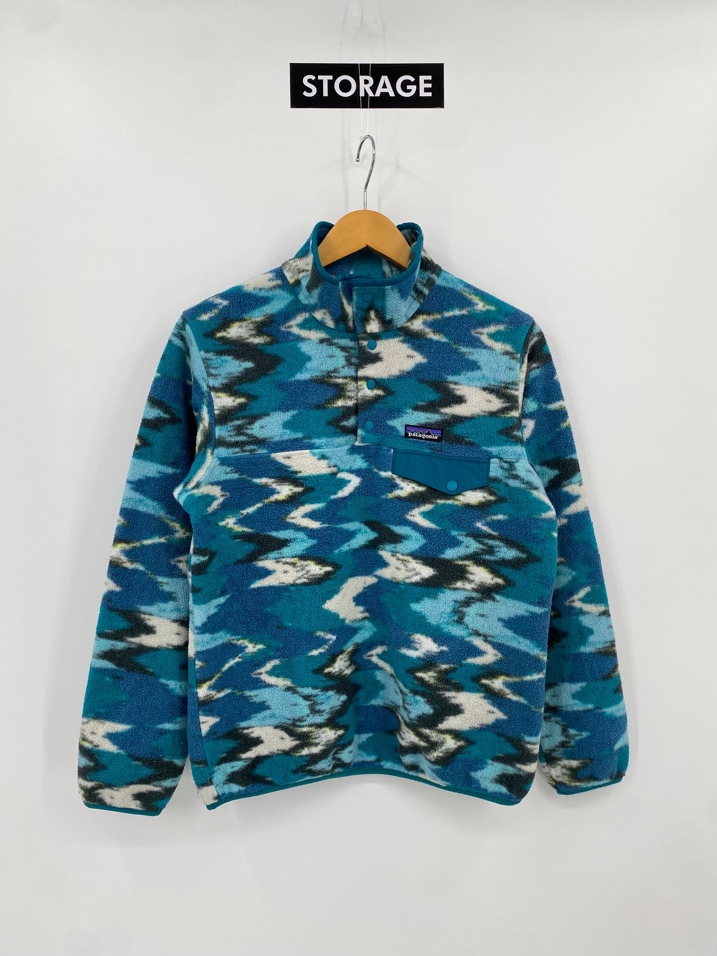 【古着】patagonia fleece SYNCHILLA snap-T jacket 25450 FA17 S