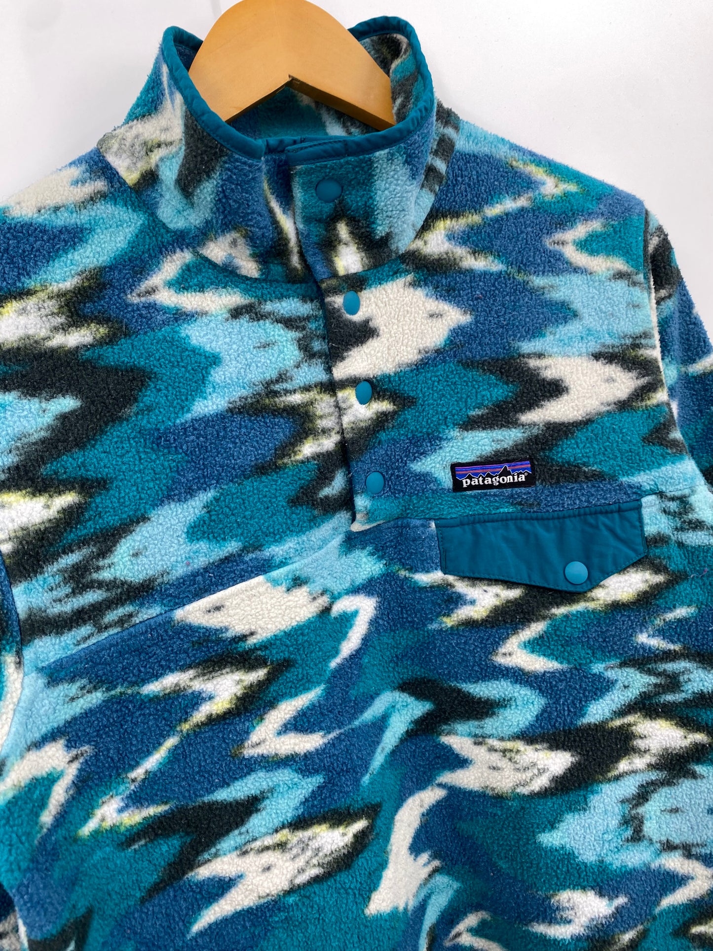 【古着】patagonia fleece SYNCHILLA snap-T jacket 25450 FA17 S