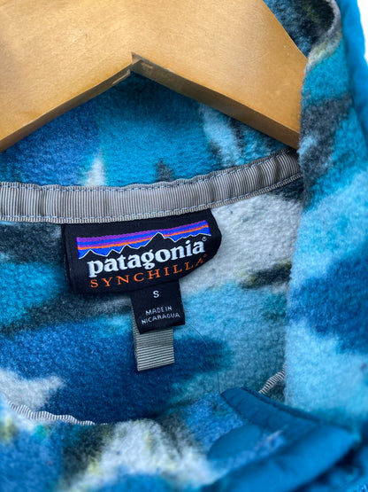 【古着】patagonia fleece SYNCHILLA snap-T jacket 25450 FA17 S