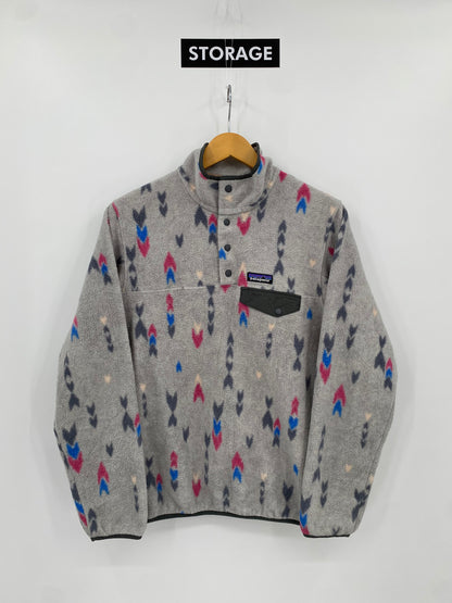 【古着】patagonia fleece SYNCHILLA snap-T jacket 25455 FA17 M
