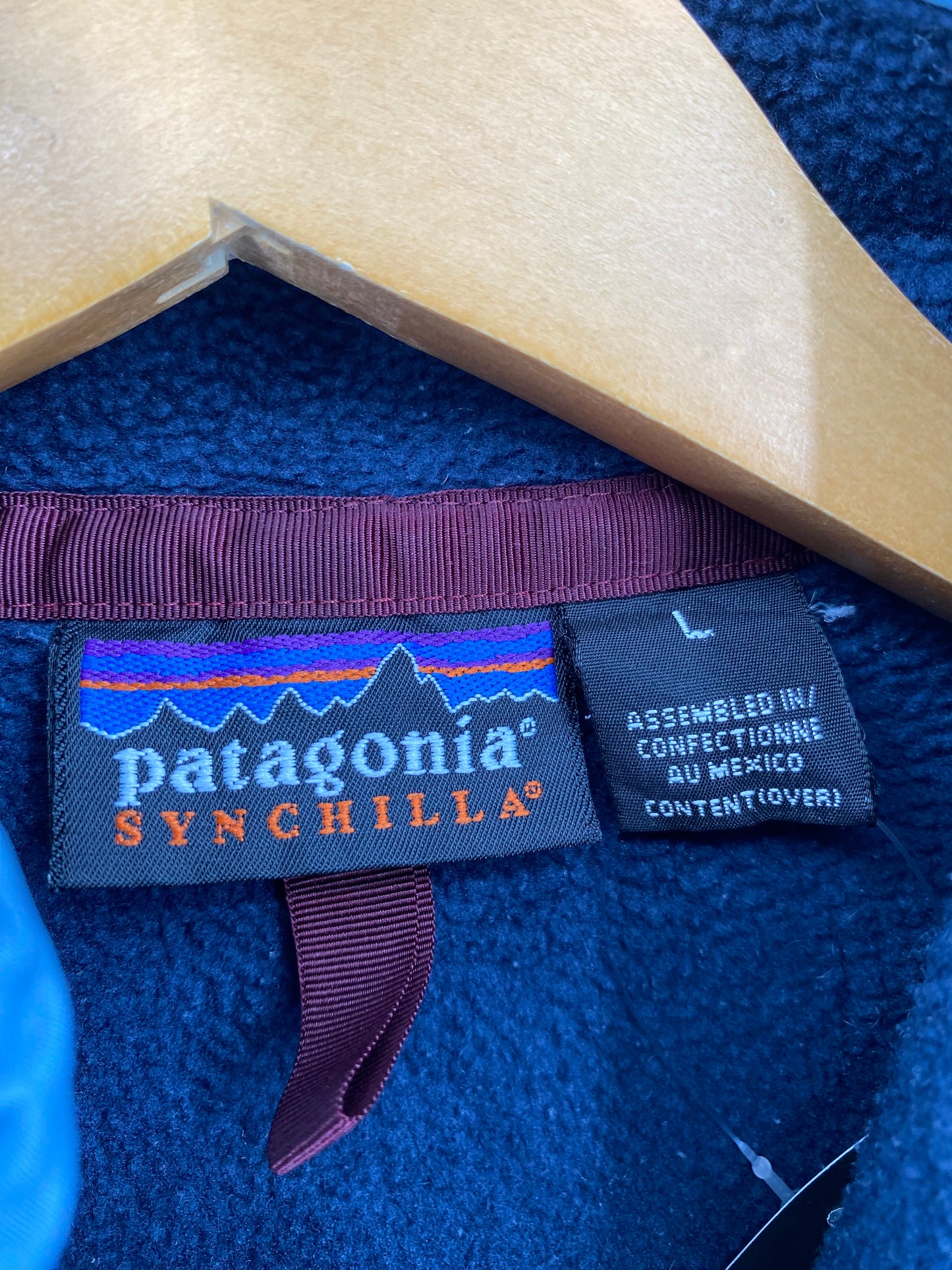 【古着】patagonia fleece SYNCHILLA snap-T jacket 25450 FA01 L