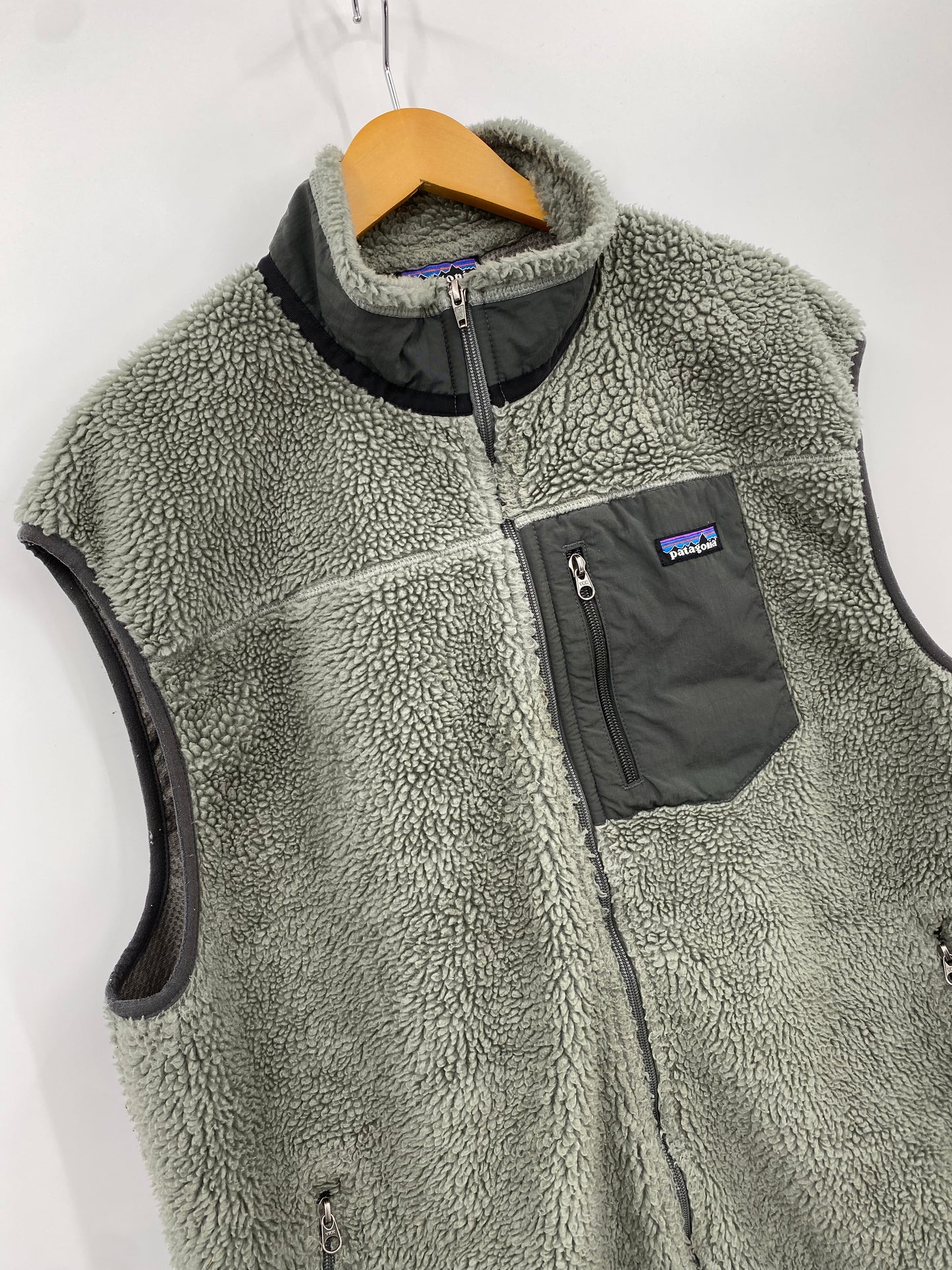 【古着】 patagonia fleece classic retro x fleece vest 23047 FA12 XXL