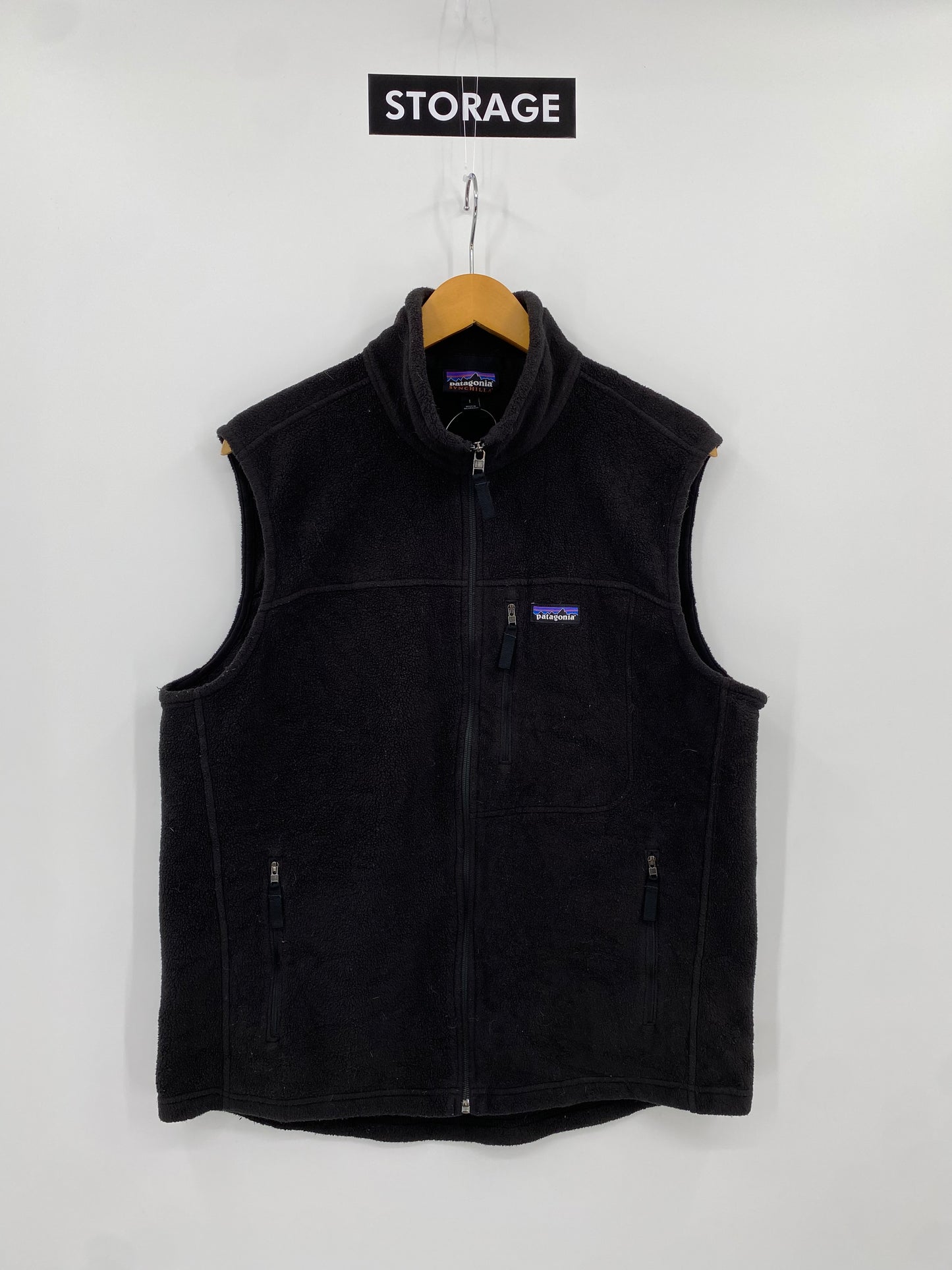 【古着】patagonia fleece SYNCHILLA vest 23010 FA18 L