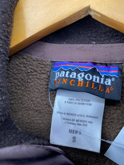 【古着】patagonia fleece SYNCHILLA half zip pullover jacket S