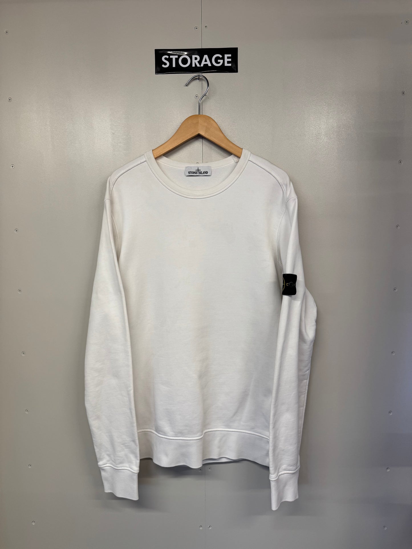 【中古】STONE ISLAND sweat shirt L