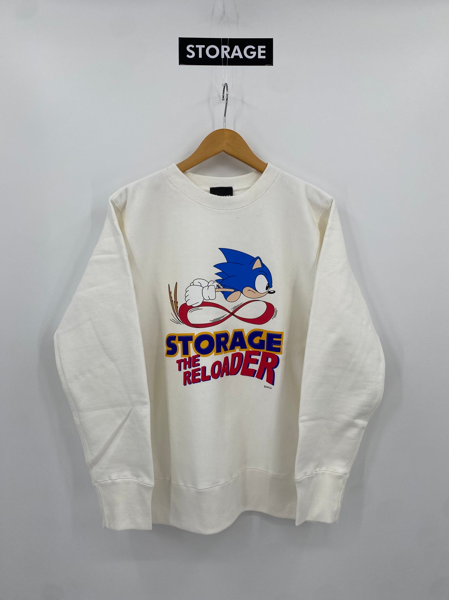 【オリジナルコラボ商品】STORAGE × SONIC THE HEDGEHOG Sweatshirt