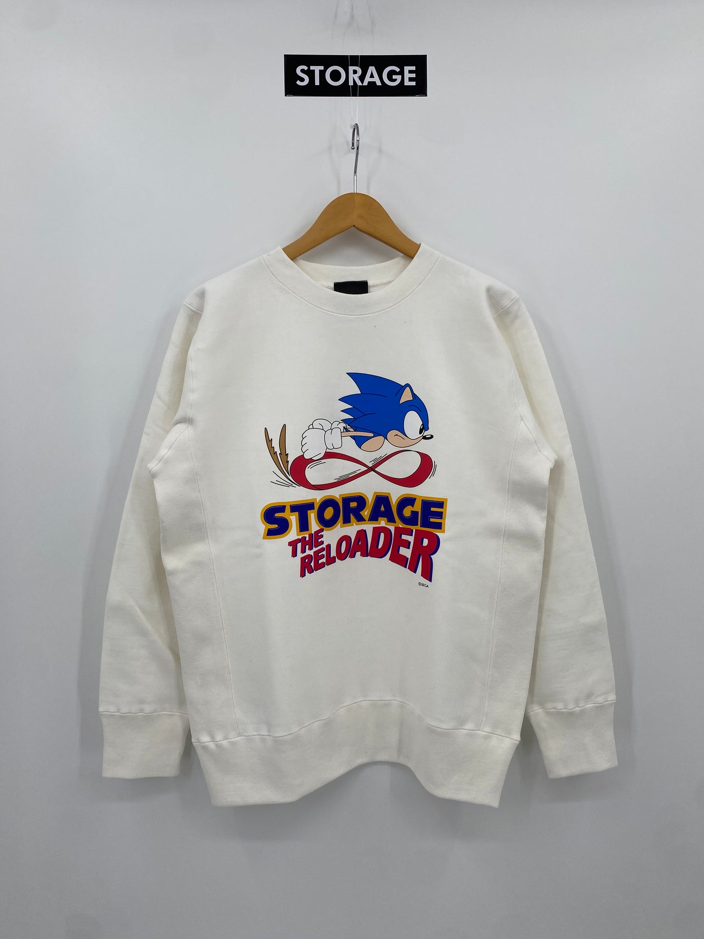 【オリジナルコラボ商品】STORAGE × SONIC THE HEDGEHOG Sweatshirt