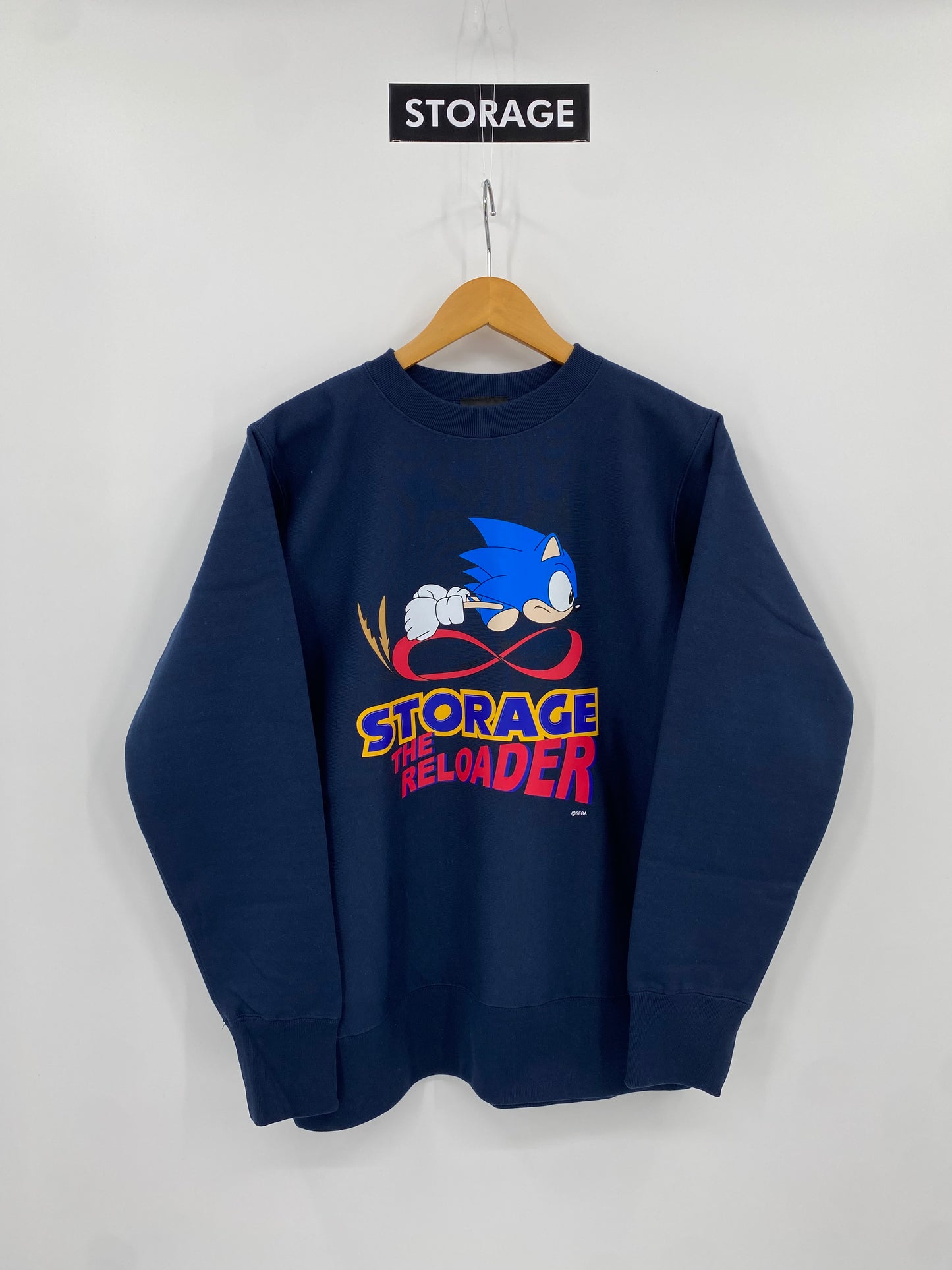 【オリジナルコラボ商品】STORAGE × SONIC THE HEDGEHOG Sweatshirt
