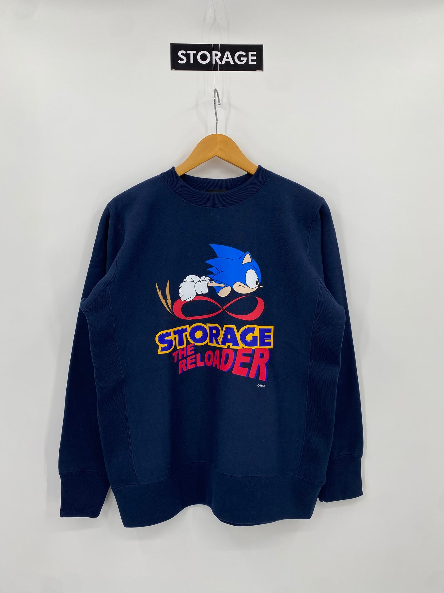 【オリジナルコラボ商品】STORAGE × SONIC THE HEDGEHOG Sweatshirt