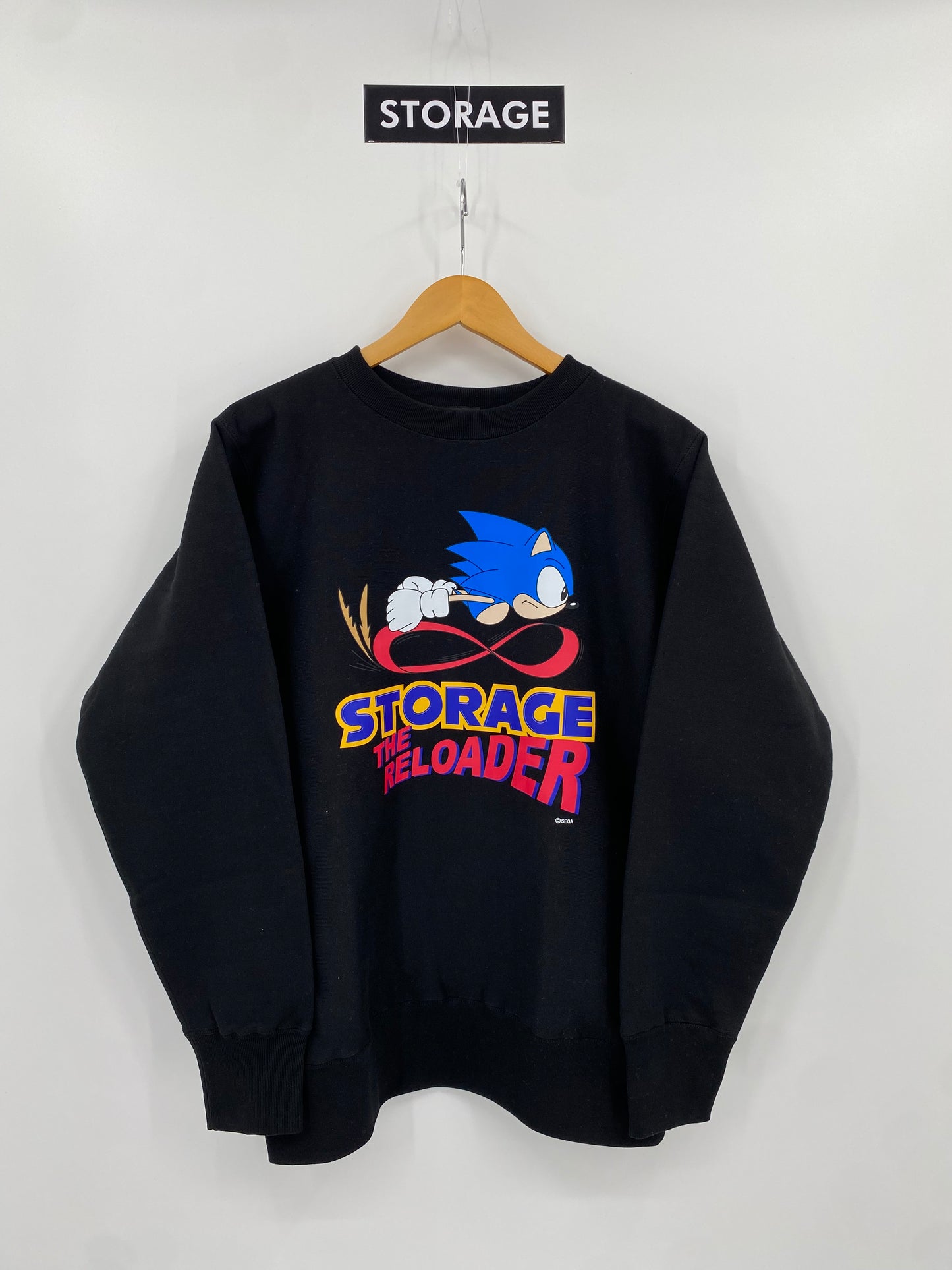 【オリジナルコラボ商品】STORAGE × SONIC THE HEDGEHOG Sweatshirt