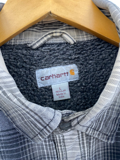 【古着】carhartt Flannel Sherpa Lined shirt L