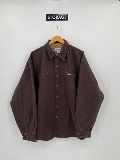 【古着】carhartt Duck Work Shirt Jacket 2XL