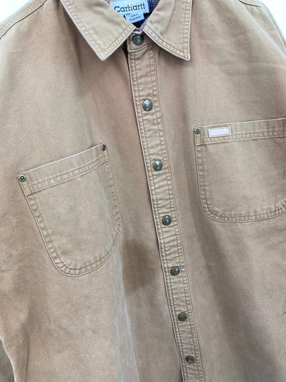 【古着】carhartt Duck Work Shirt Jacket L
