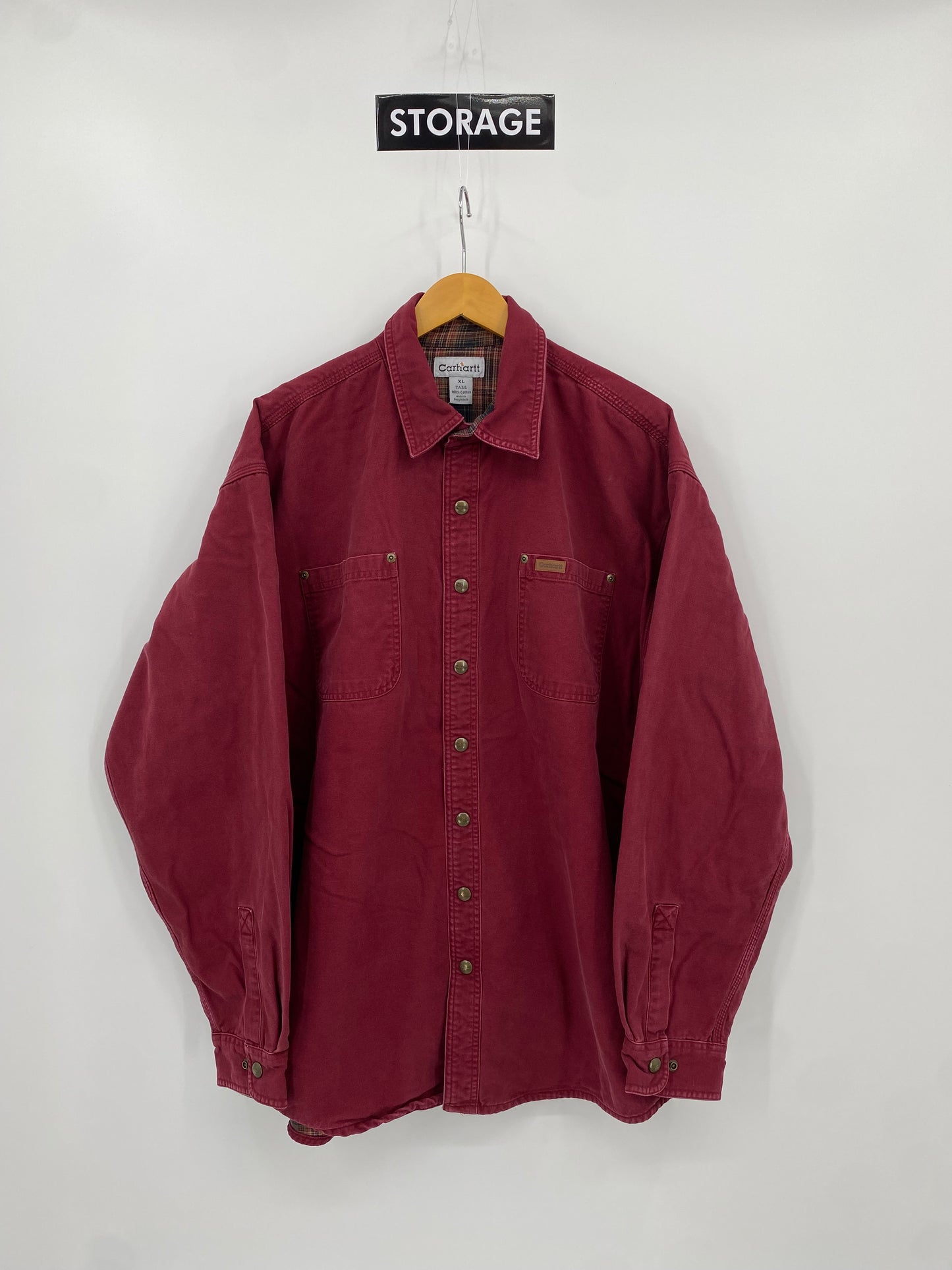 【古着】carhartt Duck Work Shirt Jacket XL TALL