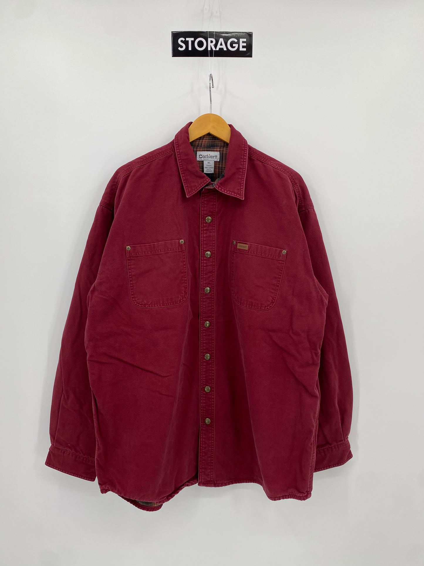 【古着】carhartt Duck Work Shirt Jacket XL TALL