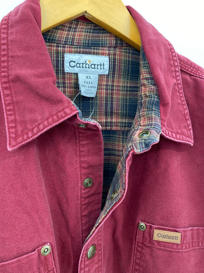 【古着】carhartt Duck Work Shirt Jacket XL TALL