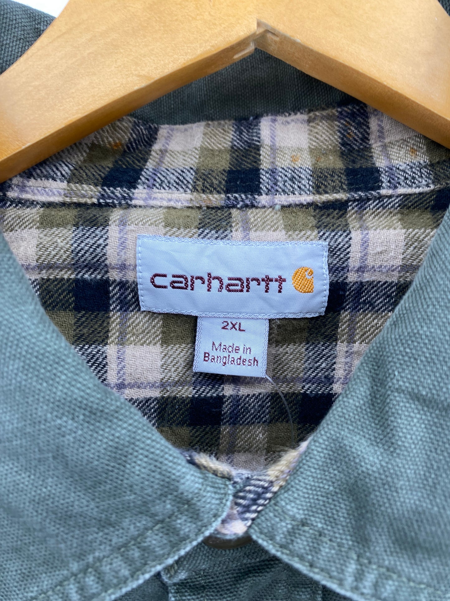 【古着】carhartt Duck Work Shirt Jacket 2XL