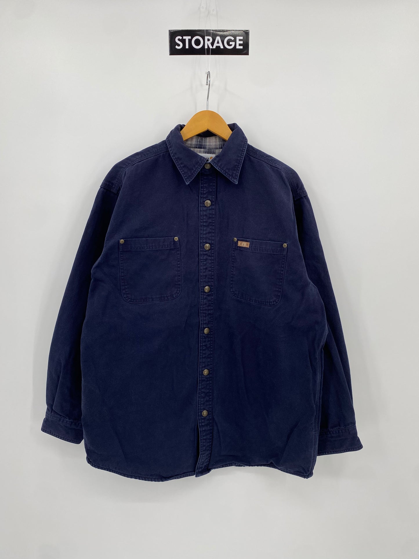 【古着】carhartt Duck Work Shirt Jacket L
