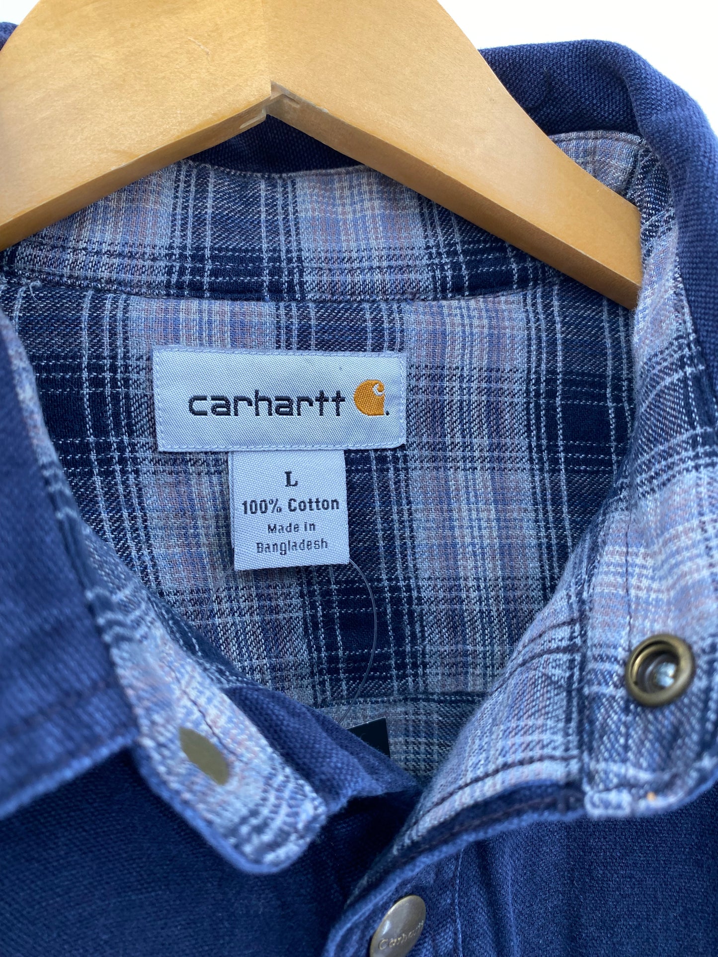 【古着】carhartt Duck Work Shirt Jacket L