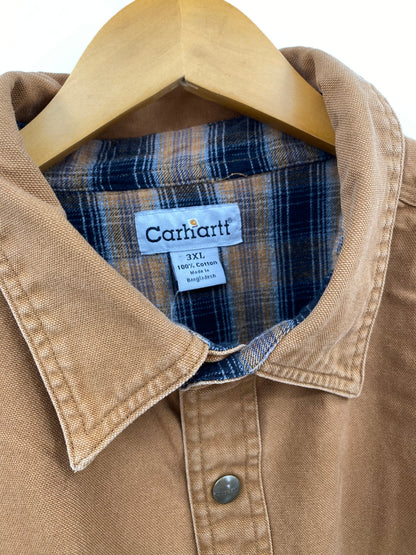 【古着】carhartt Duck Work Shirt Jacket 3XL