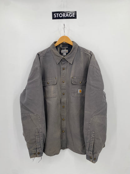 【古着】carhartt Duck Work Shirt Jacket 2XL