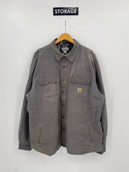 【古着】carhartt Duck Work Shirt Jacket 2XL