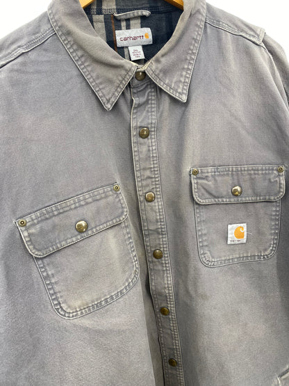 【古着】carhartt Duck Work Shirt Jacket 2XL