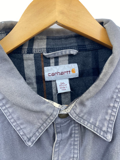 【古着】carhartt Duck Work Shirt Jacket 2XL
