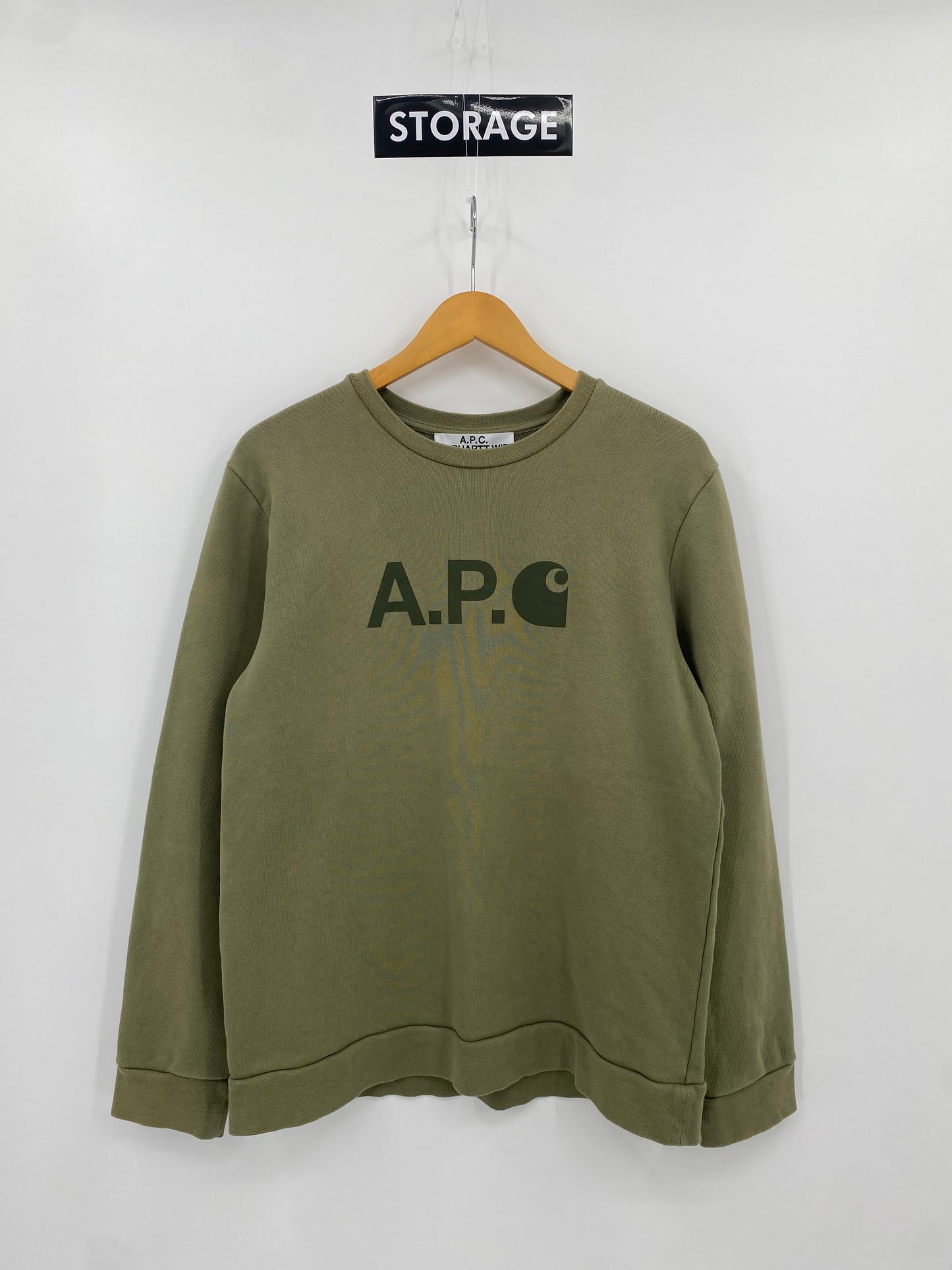 【古着】A.P.C. × carhartt Sweat Shirt XL