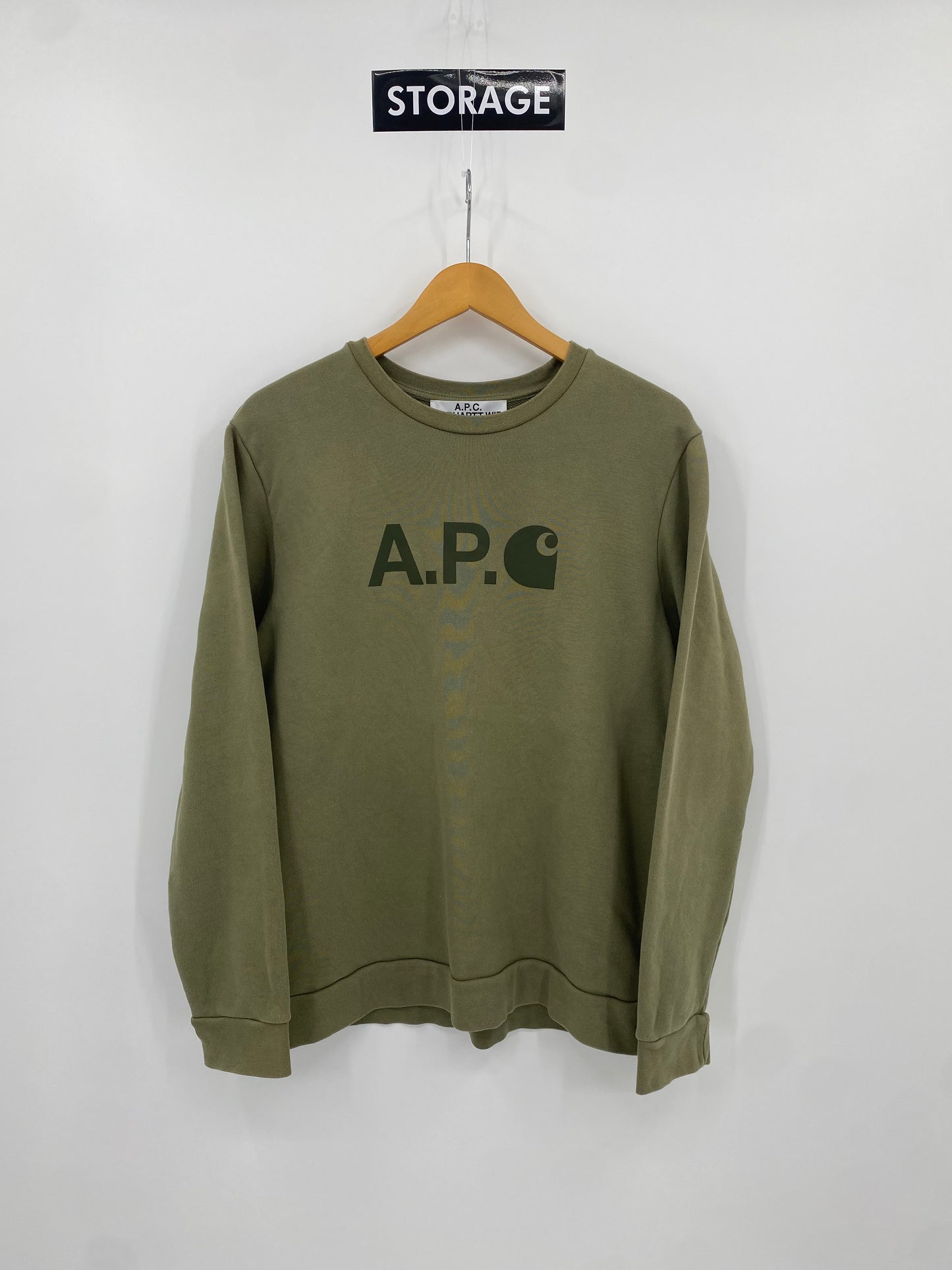【古着】A.P.C. × carhartt Sweat Shirt XL