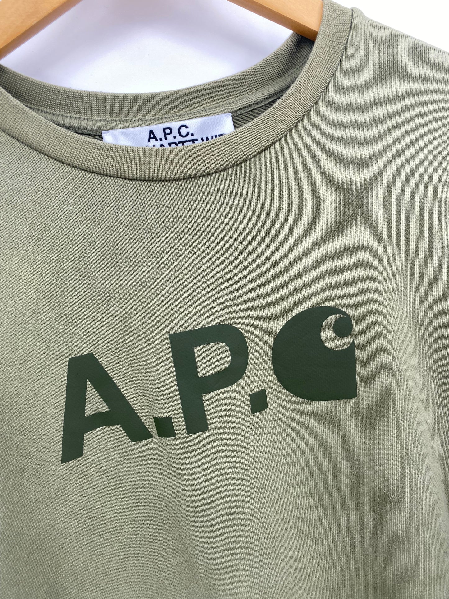 【古着】A.P.C. × carhartt Sweat Shirt XL