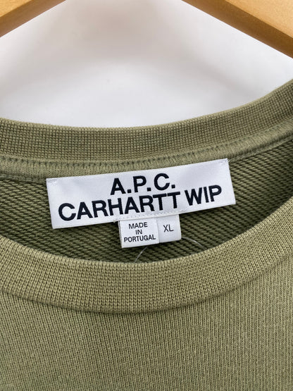 【古着】A.P.C. × carhartt Sweat Shirt XL