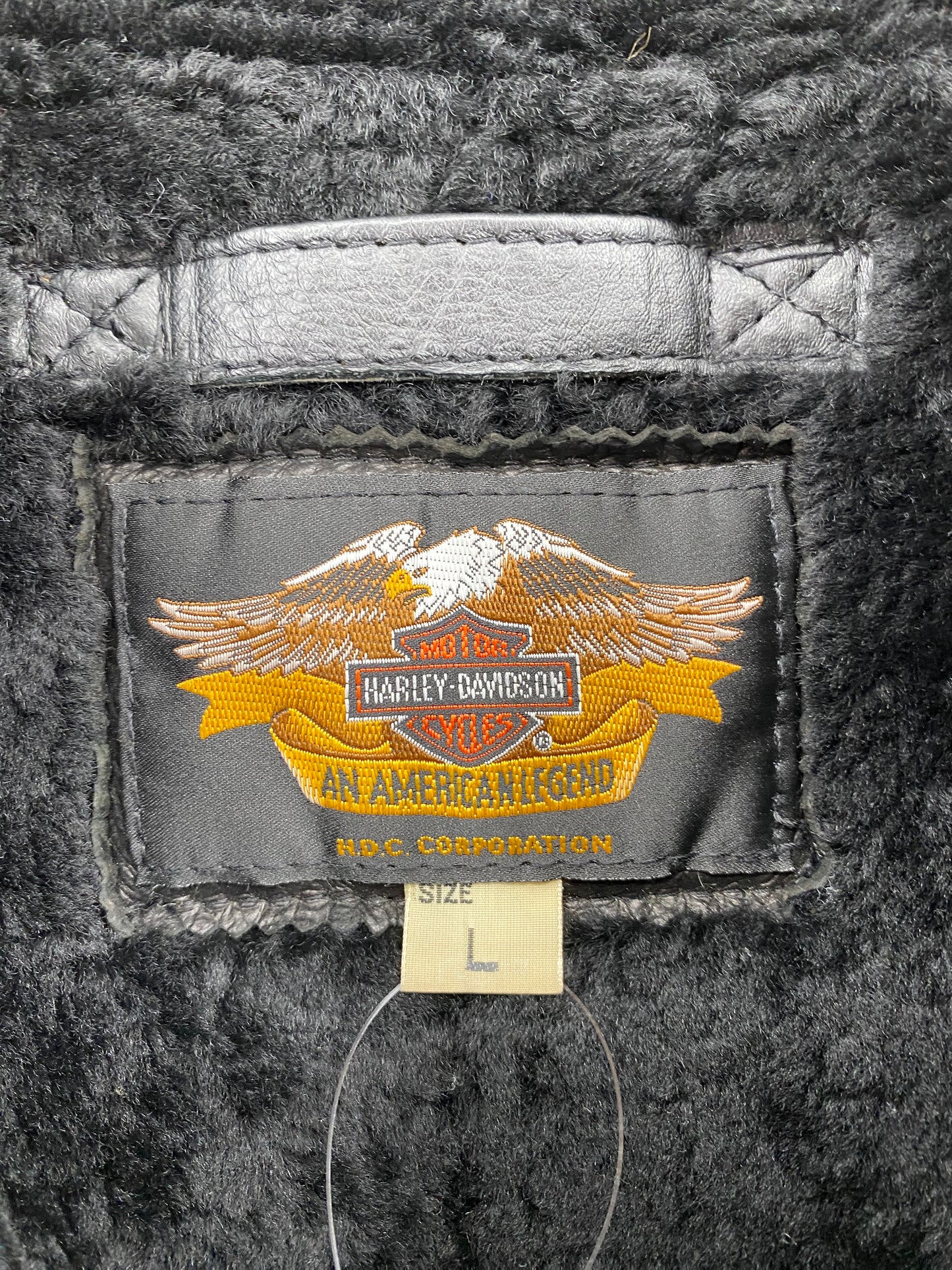 【古着】Harley Davidson Sheepskin Jacket L